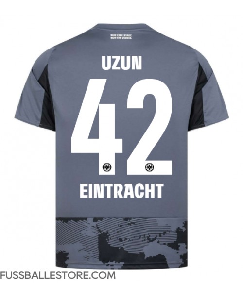 Günstige Eintracht Frankfurt Can Uzun #42 3rd trikot 2025-26 Kurzarm Günstige Eintracht Frankfurt Can Uzun #42 3rd trikot 2025-26 Kurzarm